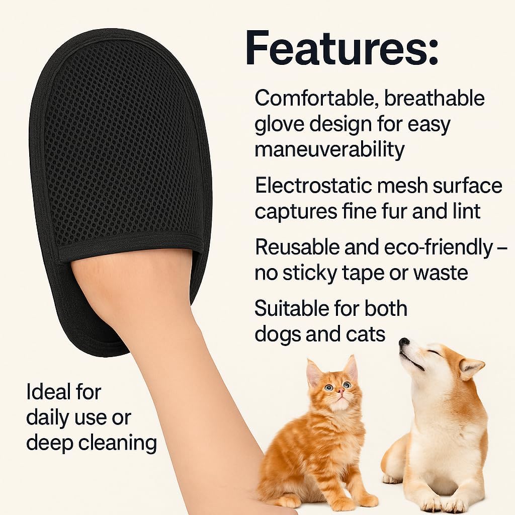 🐾 ZELO RAFT™ FurAway™ Pet Hair Remover Glove 🐶🐱✨