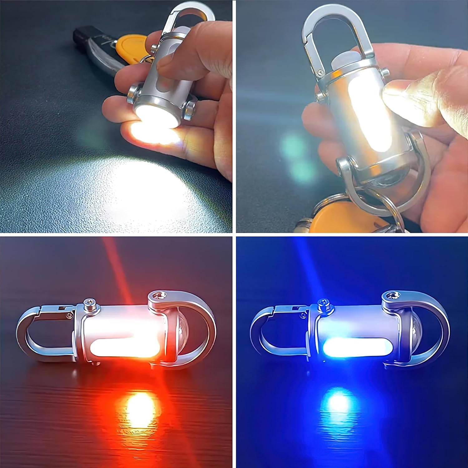 🔦 GlowClip™ Mini Keychain Flashlight