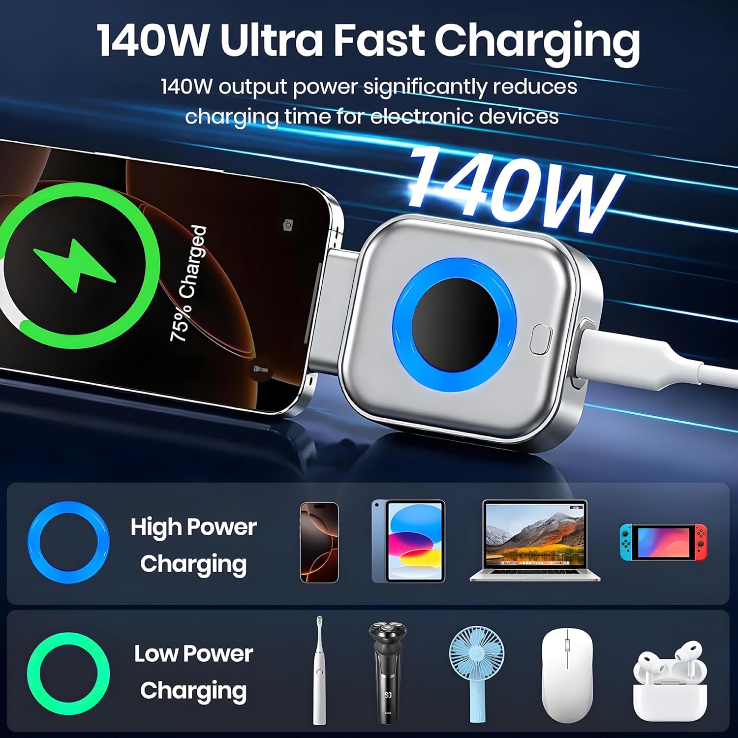 ⚡™ Magnetic Wireless Charger