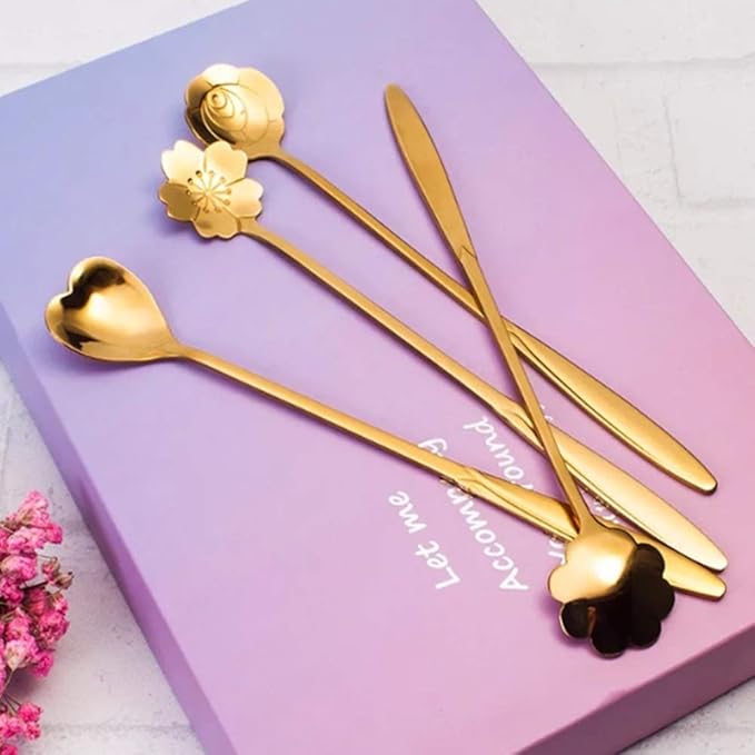 ✨ ZELO RAFT™ RoyalGold™ Luxe Spoon🥄 Set 👑✨