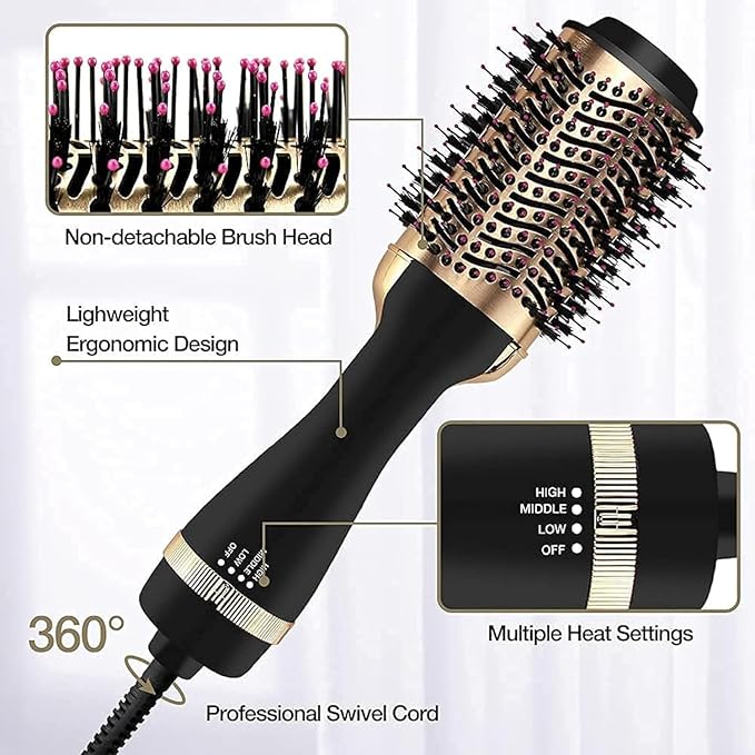💇‍♀️ ZELO RAFT™ AirStyle Pro™ Supreme 3-in-1 Hot Air Brush 🔥✨