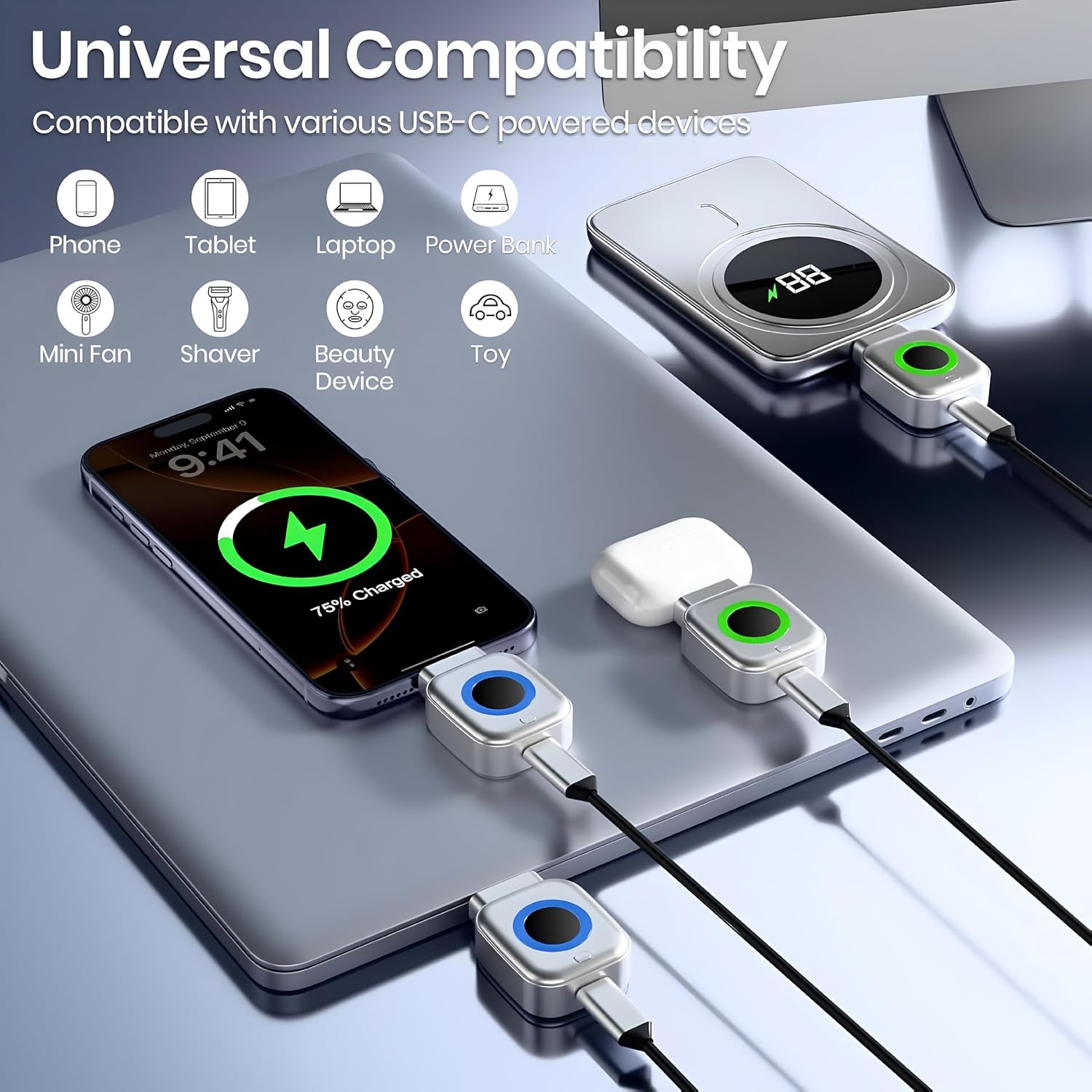 ⚡™ Magnetic Wireless Charger