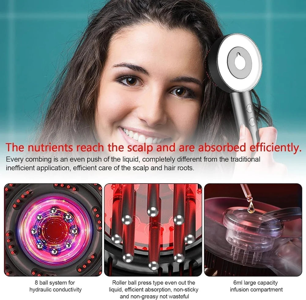 🌟ZELO RAFT™ Electric Hair Massage Comb ✨💆‍♀️